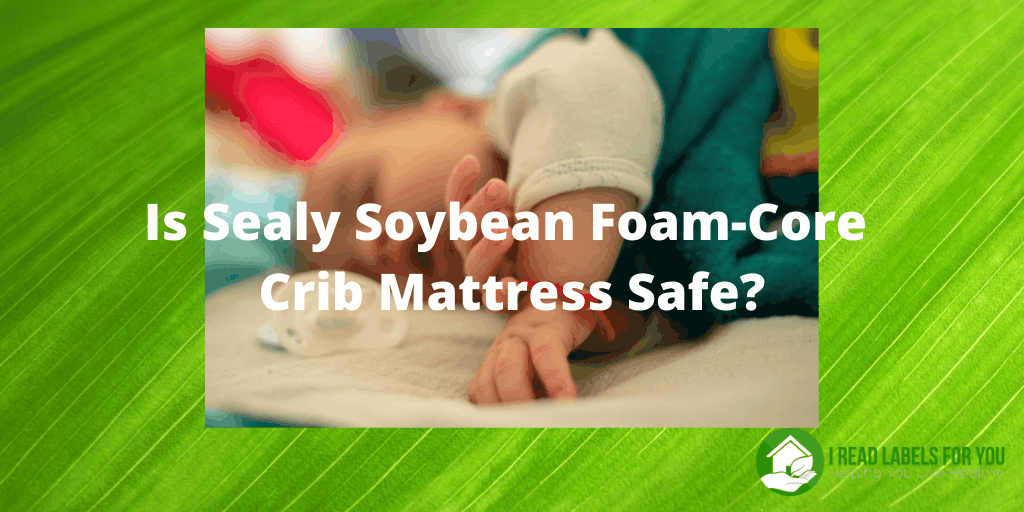 sealy soybean foam-core crib mattress safe