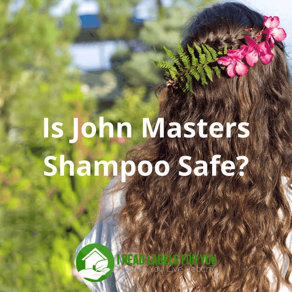 Is John Masters Shampoo Safe or toxic? A photo of a young woman hair washed with John Masters organics shampoo.