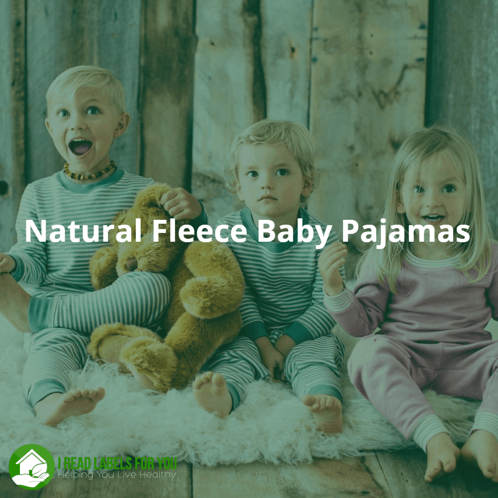 Natural Fleece Baby Pajamas_Revealed. Three kids in natural pajamas.