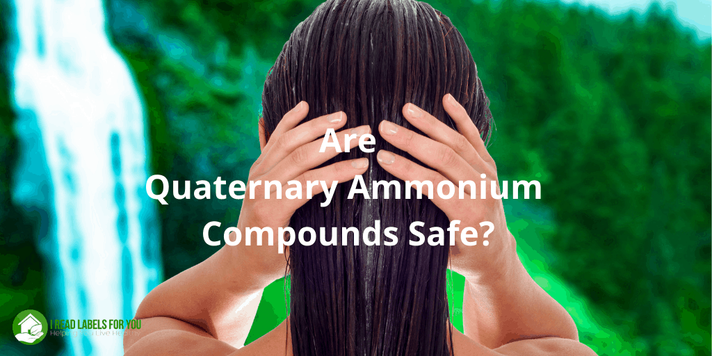 Are Quaternary Ammonium Compounds Safe? A photo of a woman who washes her hair with a shampoo containing quats.