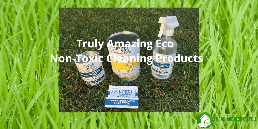 Truly Amazing Eco Non-Toxic Cleaning Products. A photo of Meliora safest cleaning products.