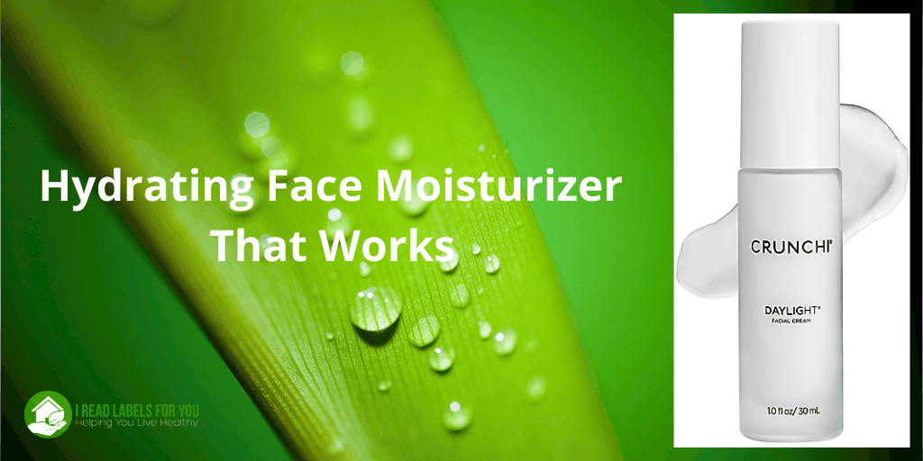 Crunchi Hydrating Face Moisturizer. A photo of a non-toxic moisturizer.