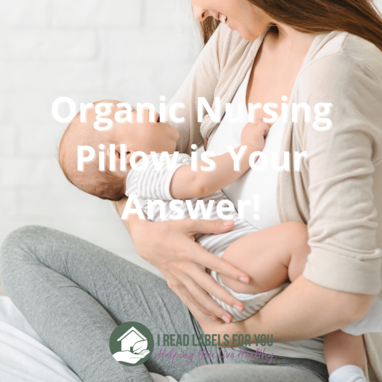 Organic Nursing Pillow for Comfort and Safety