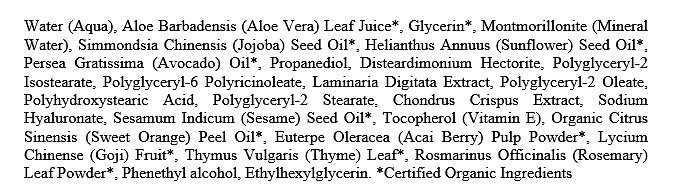 Crunchi Daylight Face Cream ingredient list