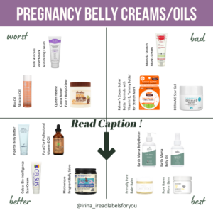 worst bad better bad pregnancy belly creams