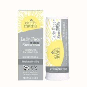 I Read Labels For You opinion on Earth Mama tinted mineral sunscreen stick