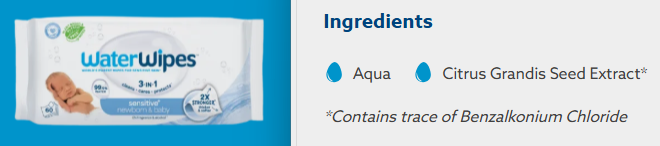 I Read Labels For You WaterWipes Baby Wipes Ingredients