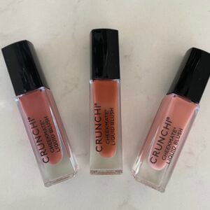 3 shades of Crunchi Cheekmate® Liquid Blush