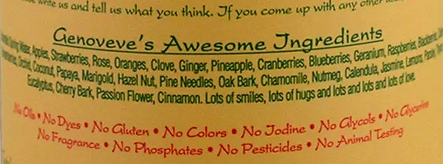 Tate's Natural Miracle Conditioner ingredient list