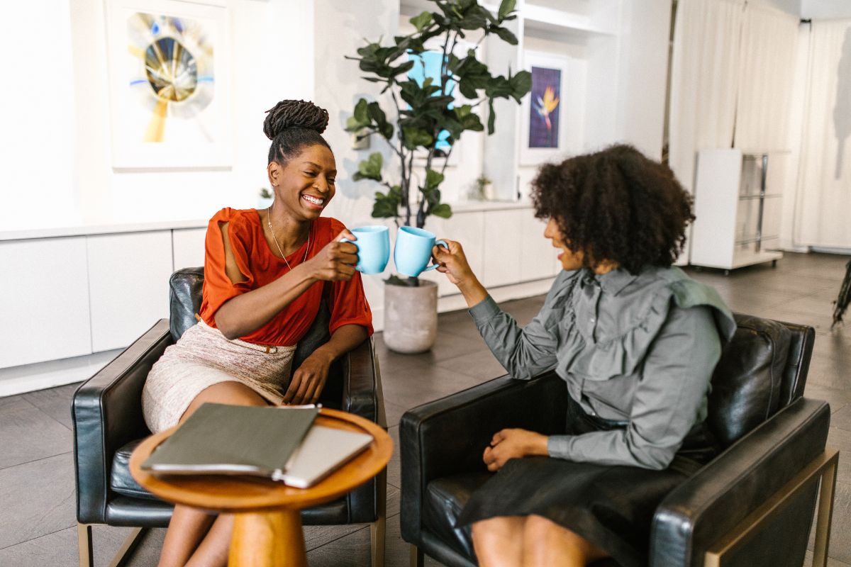 I Read Labels For You opinion on What Chemicals Are In Coffee  - in photo: two people drinking coffee