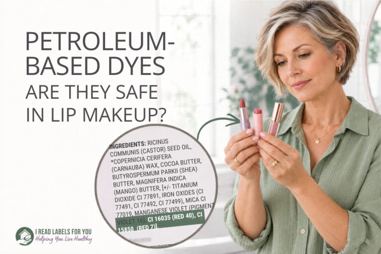 I Read Labels For You answering the question Are Petroleum-Based Dyes In Makeup Safe