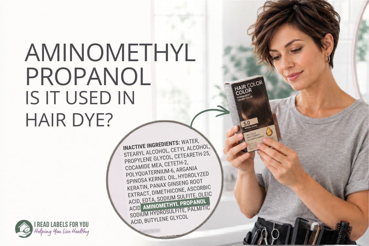 I Read Labels For You answering the question Is Aminomethyl Propanol Safe
